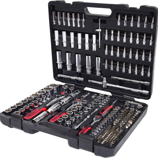 SET GEDORA 1/4" 3/8" 1/2" 195kom HROMIRANI