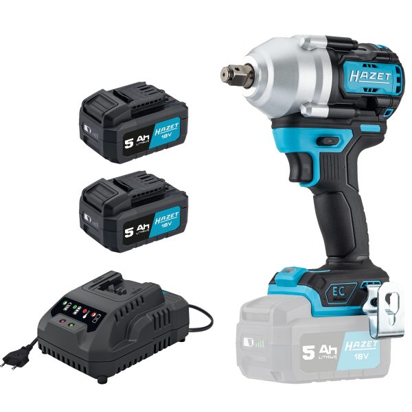 AKU UDARNI ODVRTAČ 1/2" 18V 950 Nm + 2 BATERIJE 5 Ah I PUNJAČ